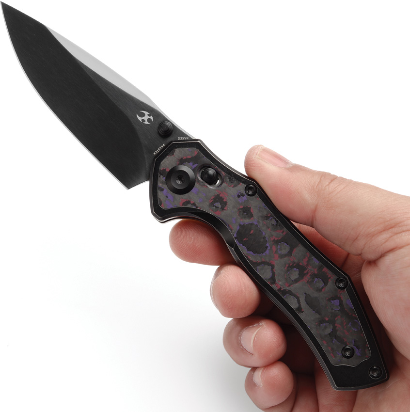 Kansept Knives Apollo Crossbar Lock Purple Kansept Knives Apollo Crossbar Lock Purple