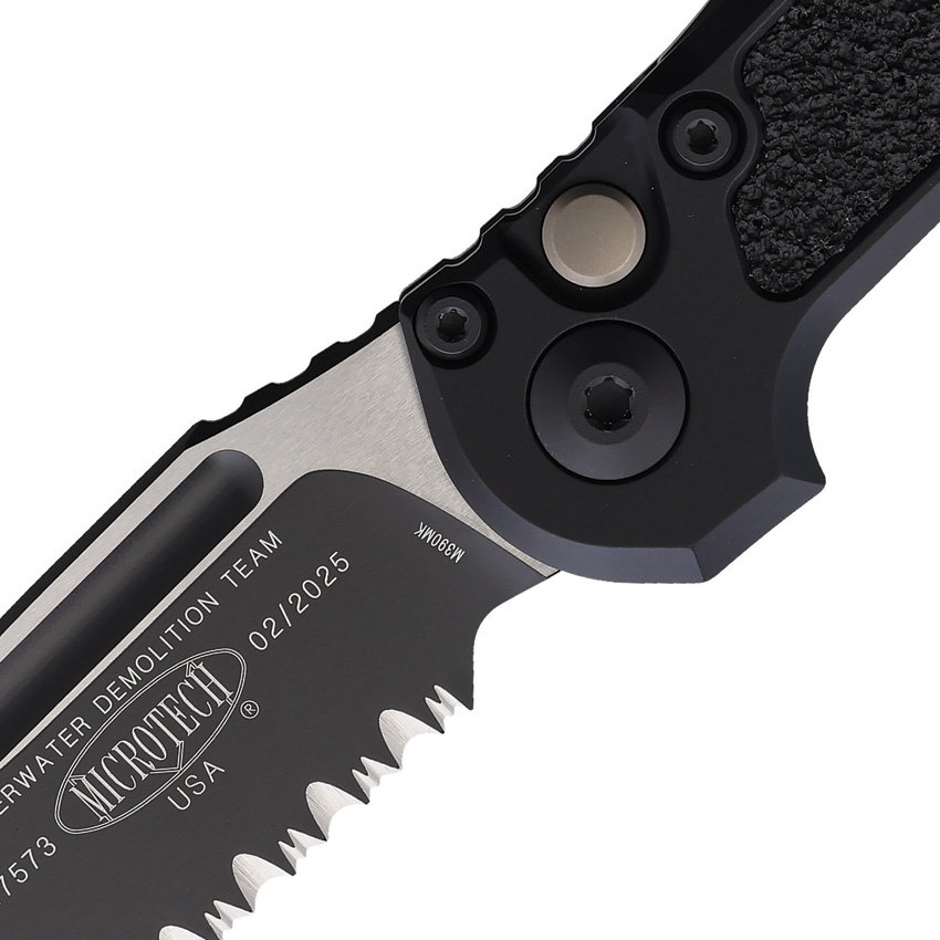 Microtech Auto LUDT ,Microtech Auto LUDT Button Lock, Microtech Auto LUDT Button Lock GenIII Black
