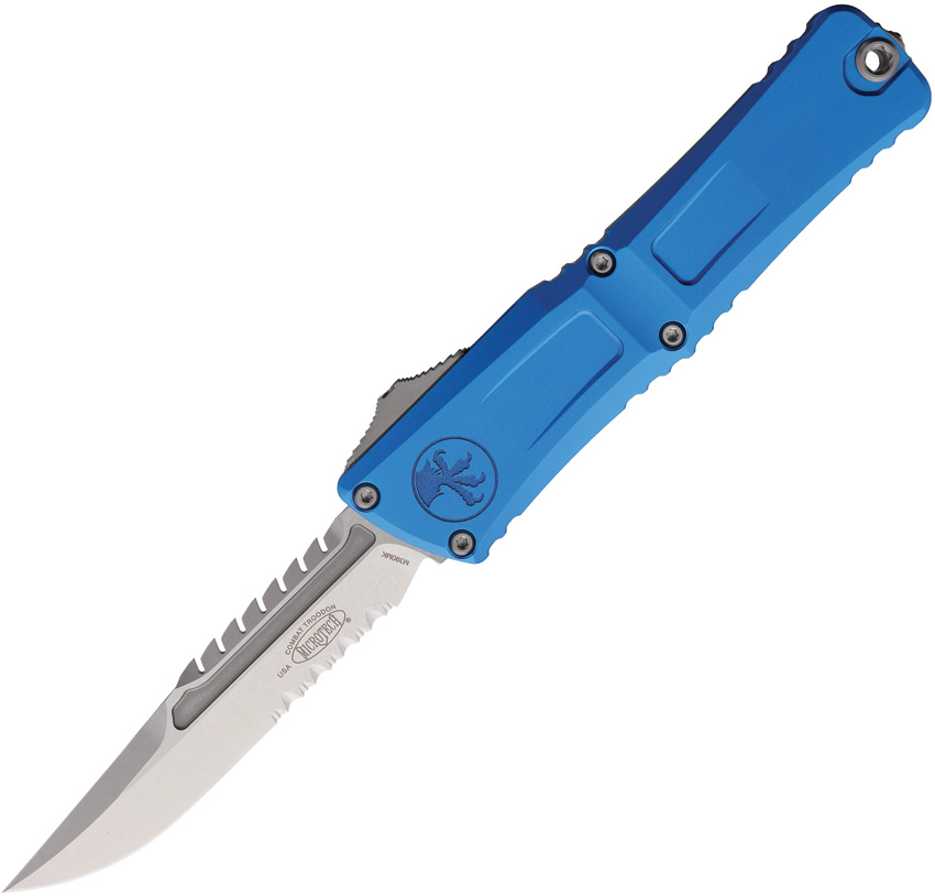 Microtech Auto Combat, Microtech Auto Combat Troodon Intercepto ,Microtech Auto Combat Troodon Intercepto Blue