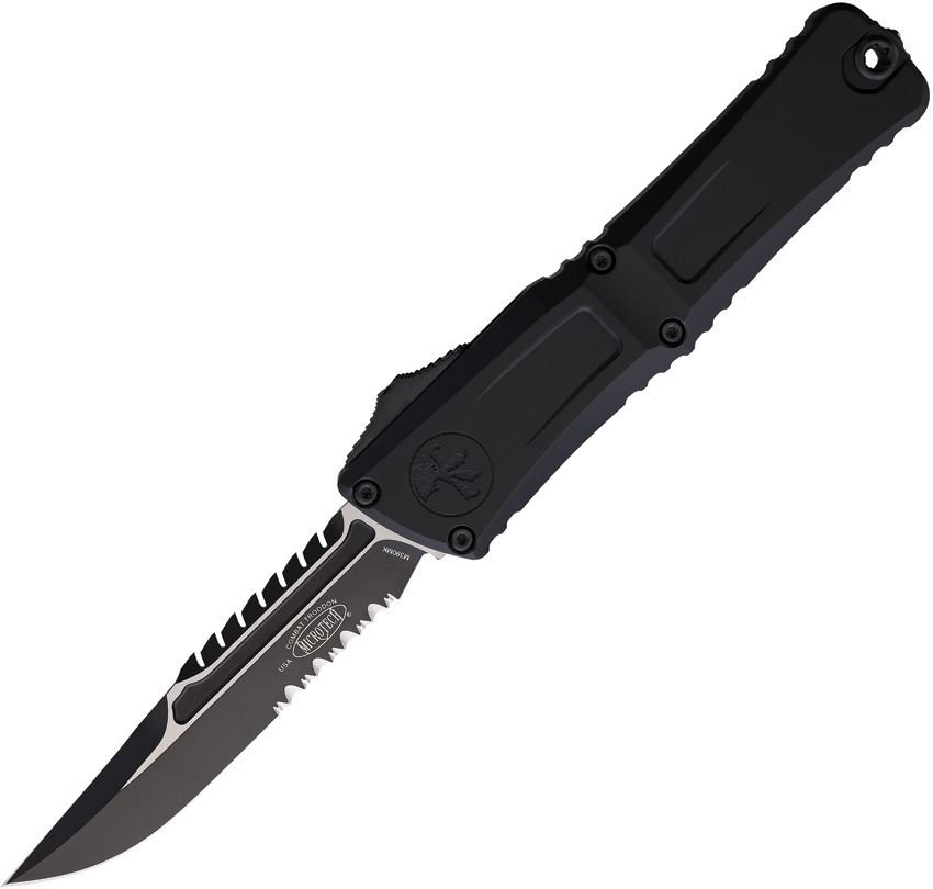 Microtech Auto ,Microtech Auto Combat Troodon Intercepto , Microtech Auto Combat Troodon Intercepto BLack