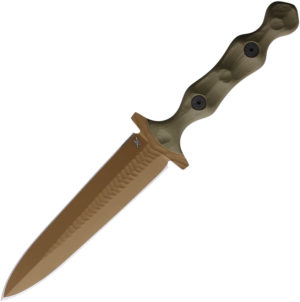 Stroup Knives Dagger OD Green FDE