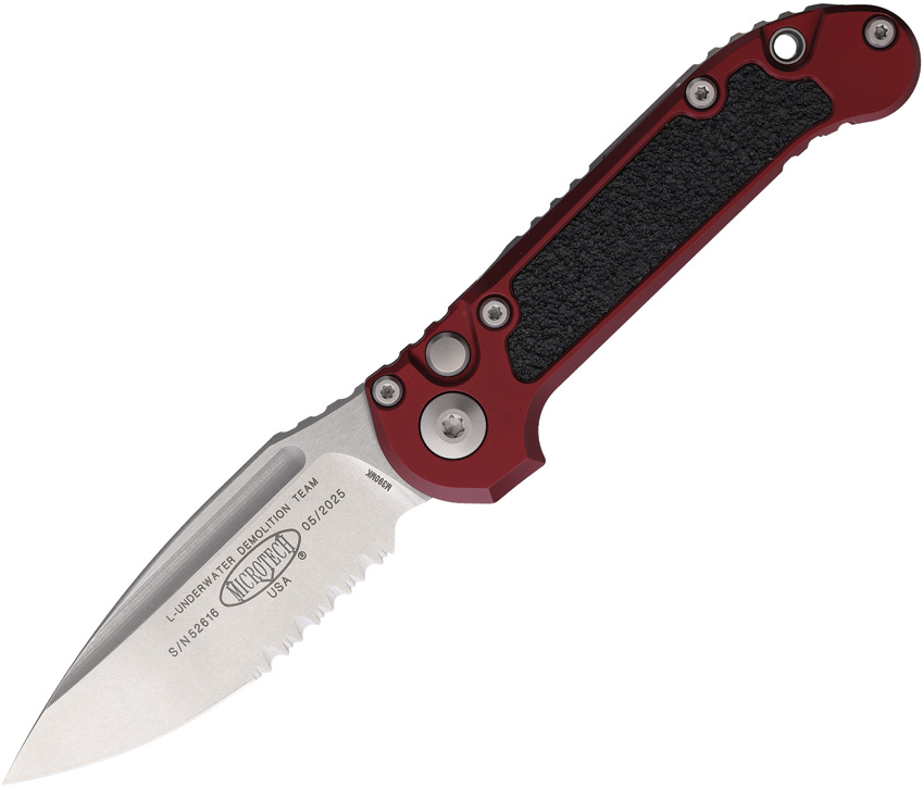 Microtech Auto LUDT, Microtech Auto LUDT Button Lock ,Microtech Auto LUDT Button Lock GenIII Merlot