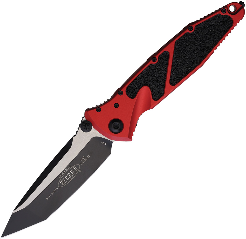 Microtech Socom Elite, Microtech Socom Elite T/E , Microtech Socom Elite T/E Linerlock Red