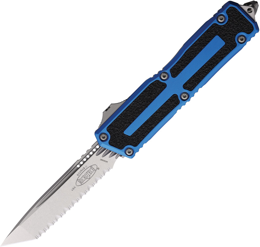 Microtech Auto Scarab II, Microtech Auto Scarab II OTF, Microtech Auto Scarab II OTF T/E Gen III Blue