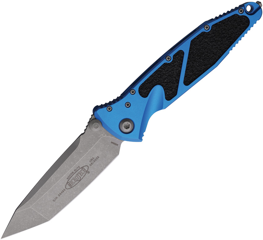 Microtech Socom Elite, Microtech Socom, Microtech Socom Elite Linerlock Blue , Microtech Socom Elite Linerlock Blue