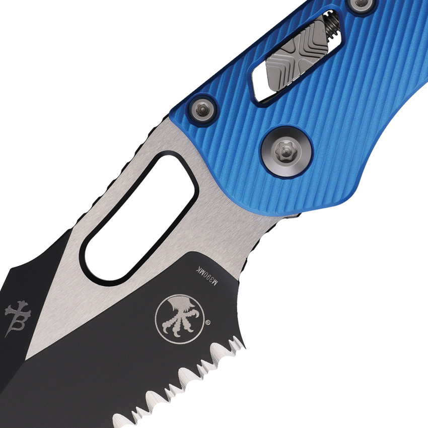 Microtech Stitch S/E Ram Lok PS Blue for Sale $344.00
