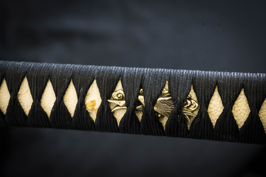 Dragon King Pine Crane Katana (28") Dragon King Pine Crane Katana (28")