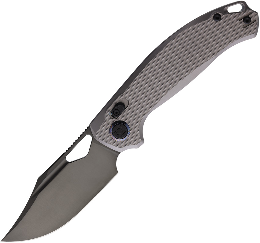 Kunwu Knives, Kunwu Knives Django XL XT Lock ,Kunwu Knives Django XL XT Lock Gray Titanium