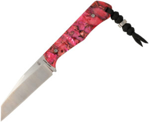 Jack Wolf Knives Collusion Fixed Blade Red Abal