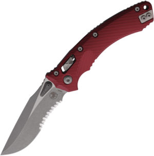Microtech Amphibian S/E Ram-Lok AP Merlot