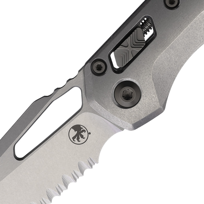 Microtech Marfione MSI, Microtech Marfione MSI Ram-Lok Knife SW Titanium, Microtech Marfione MSI Ram-Lok Knife SW Titanium Bronze Accents (3.9" FS)