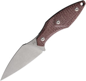 Mercury Hawky Fixed Blade Red Burlap