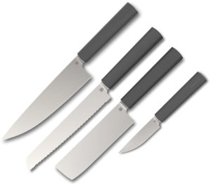 Butterfork Modern Kitchen Set Dark Gray