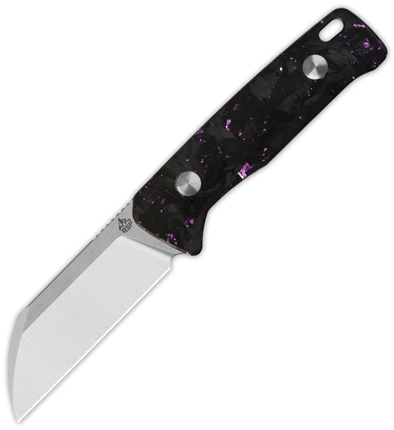 QSP Knife Baby Penguin Fixed Blade CF QSP Knife Baby Penguin Fixed Blade CF