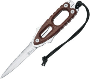 Mac Coltellerie Diving Knife Red Burlap