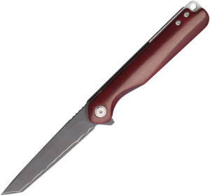 Robeson Linerlock Damascus Red
