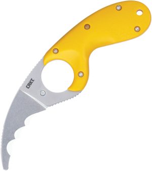 CRKT Bear Claw Fixed Blade Yellow