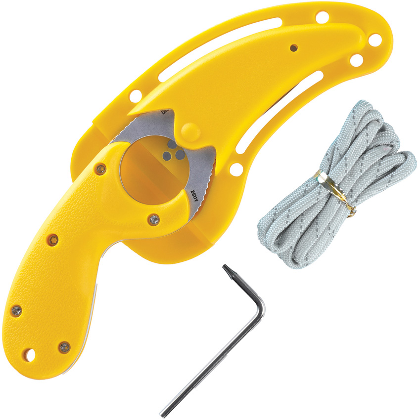 CRKT Bear Claw Fixed Blade Yellow CRKT Bear Claw Fixed Blade Yellow