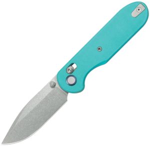 GEO Knife Ethereal Cutter Axis Lock Teal (3″)