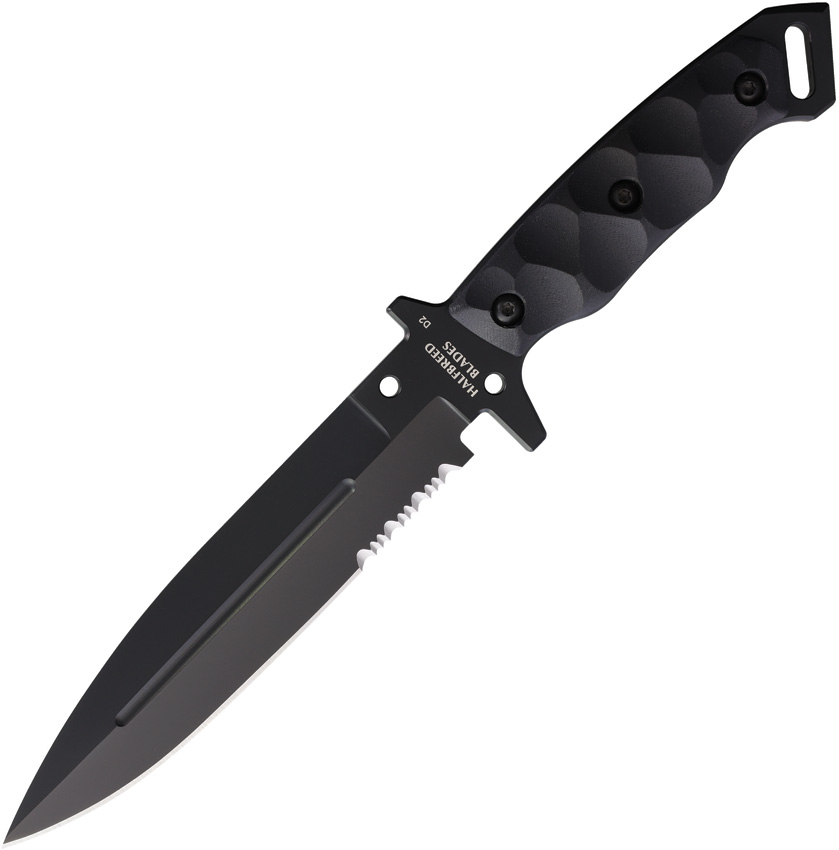 Halfbreed Blades Medium Infantry Knife BLK (6.5") Halfbreed Blades Medium Infantry Knife BLK (6.5")