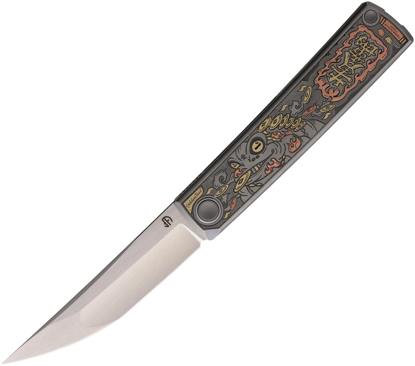 North Mountain Blade Kaiken Linerlock Golden Toad North Mountain Blade Kaiken Linerlock Golden Toad