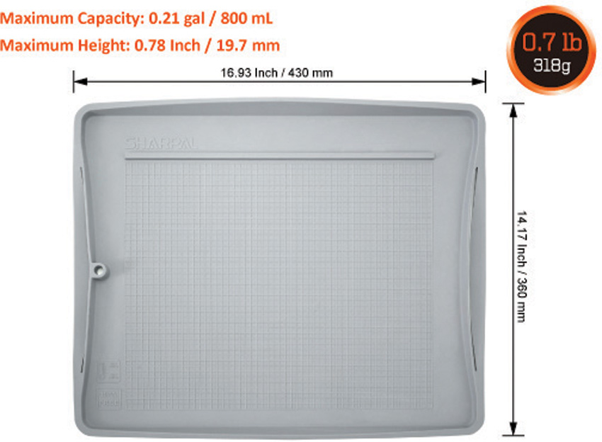 Sharpal Sharpen-No-Mess Silicone Tray Sharpal Sharpen-No-Mess Silicone Tray