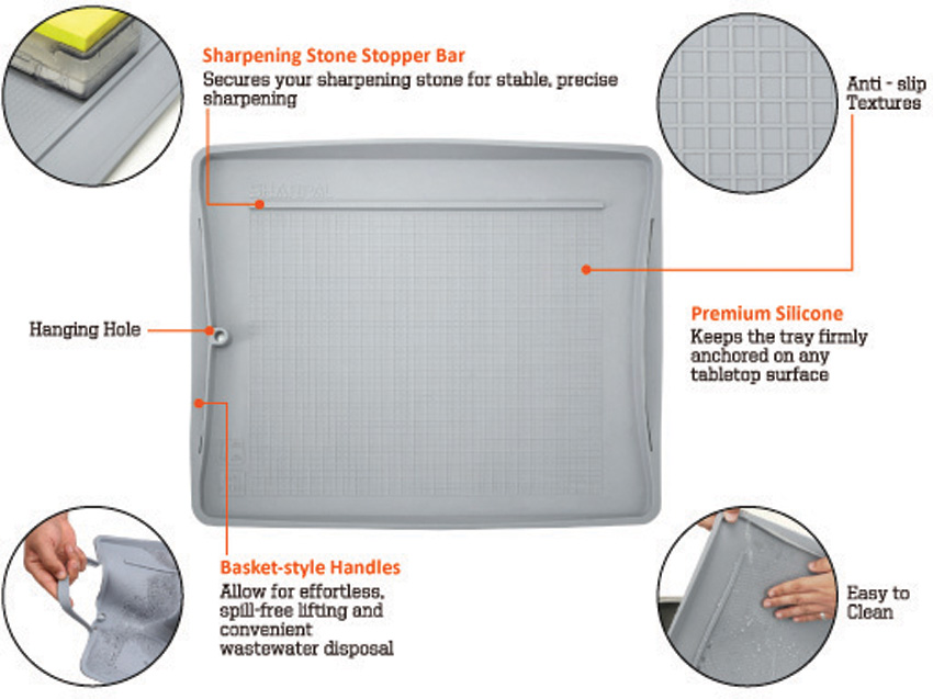 Sharpal Sharpen-No-Mess Silicone Tray Sharpal Sharpen-No-Mess Silicone Tray