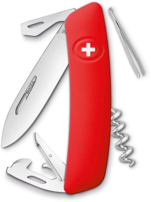 Swiza D03 Swiss Pocket Knife Red (2.875″)