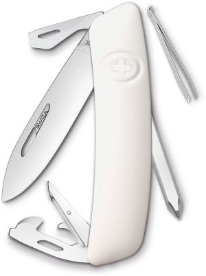 Swiza D04 Swiss Pocket Knife White (2.875″)