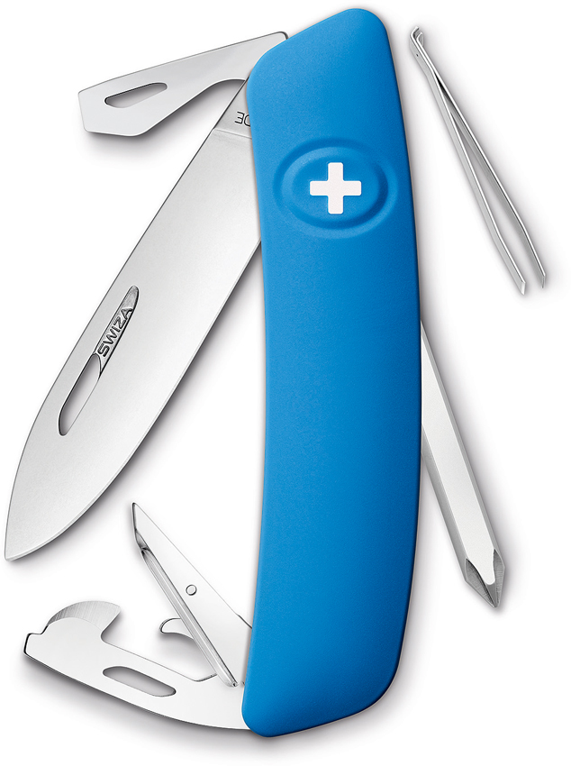 Swiza D04 Swiss Pocket Knife Blue (2.88") Swiza D04 Swiss Pocket Knife Blue (2.88")