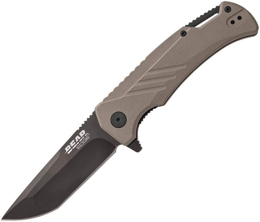 Bear & Son Linerlock A/O Tan (3.38") Bear & Son Linerlock A/O Tan (3.38")
