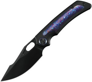 Ironfly Jericho Framelock Blk Smooth