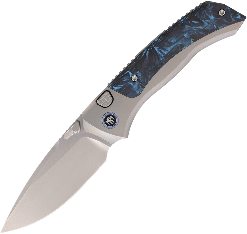REMETTE Steed Button Framelock Blue REMETTE Steed Button Framelock Blue