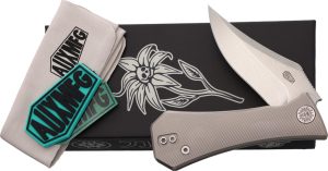 Auxiliary Manufacturing Pocket Bowie Framelock Ti