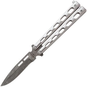 Bear & Son Butterfly Drop Point Damasc (3.38″)