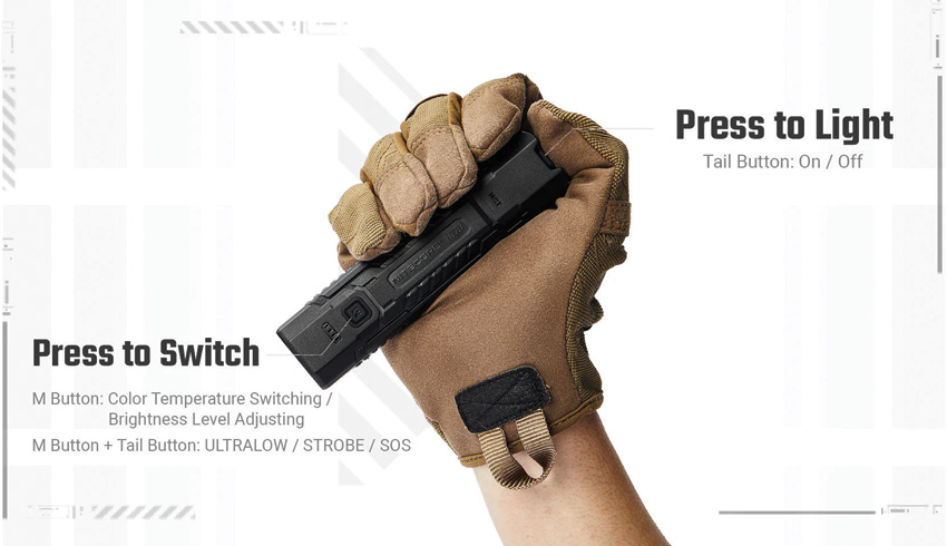 Nitecore EDC07 Flashlight Black Nitecore EDC07 Flashlight Black