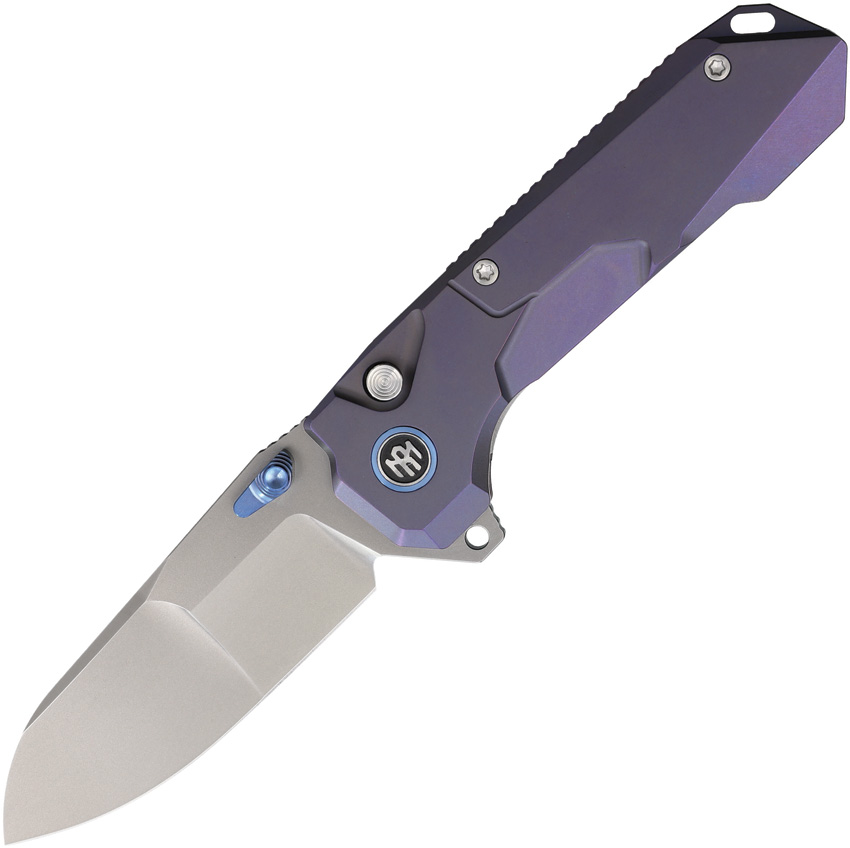 REMETTE Cosmic Button Linerlock Ti Blu REMETTE Cosmic Button Linerlock Ti Blu