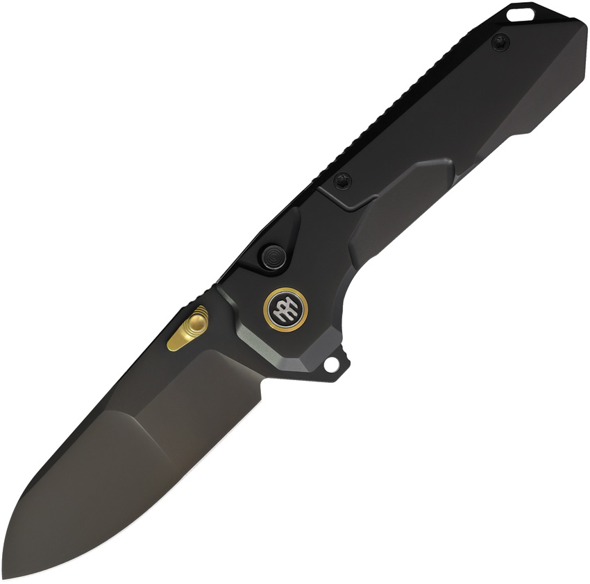 REMETTE Cosmic Button Linerlock Ti Blk REMETTE Cosmic Button Linerlock Ti Blk