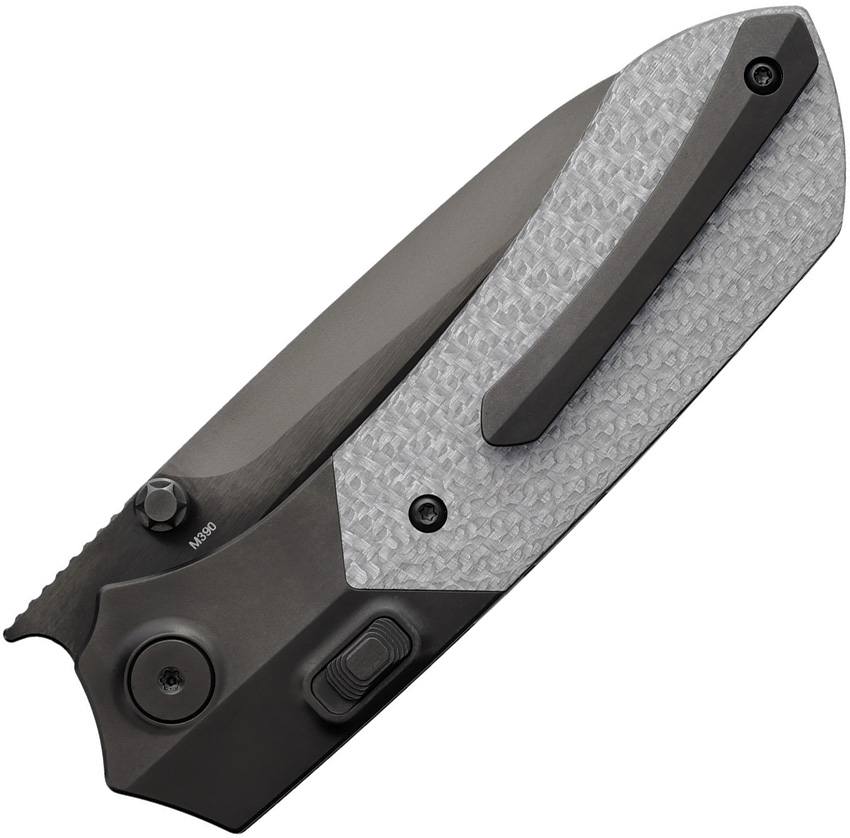 REMETTE Meteor Button Linerlock Ti/CF REMETTE Meteor Button Linerlock Ti/CF