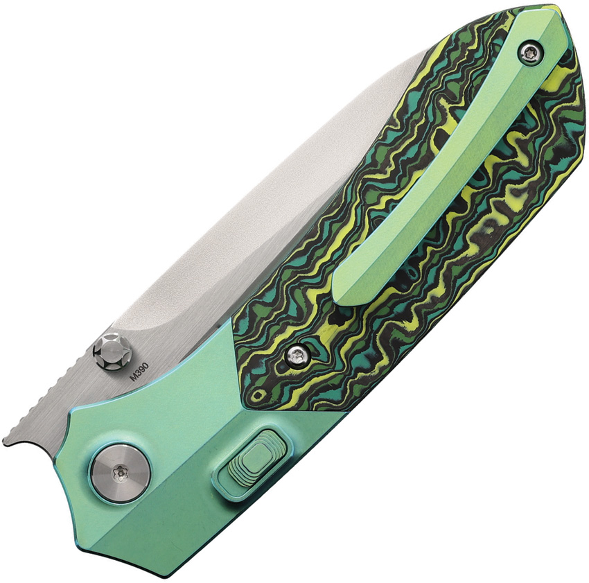 REMETTE Meteor Button Linerlock Ti/CF REMETTE Meteor Button Linerlock Ti/CF