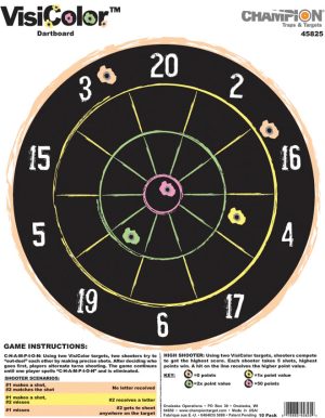 Champion Visicolor Dartboard Target 10