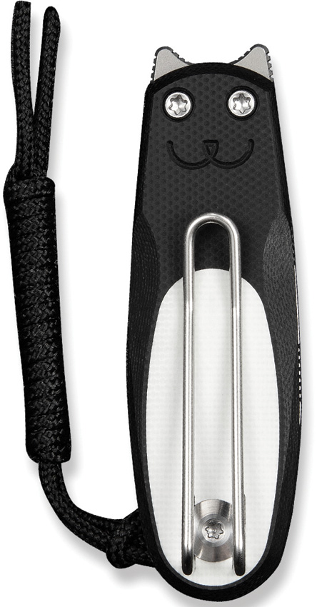 Civivi Purr Slip Joint Blk/White (1.88") Civivi Purr Slip Joint Blk/White (1.88")