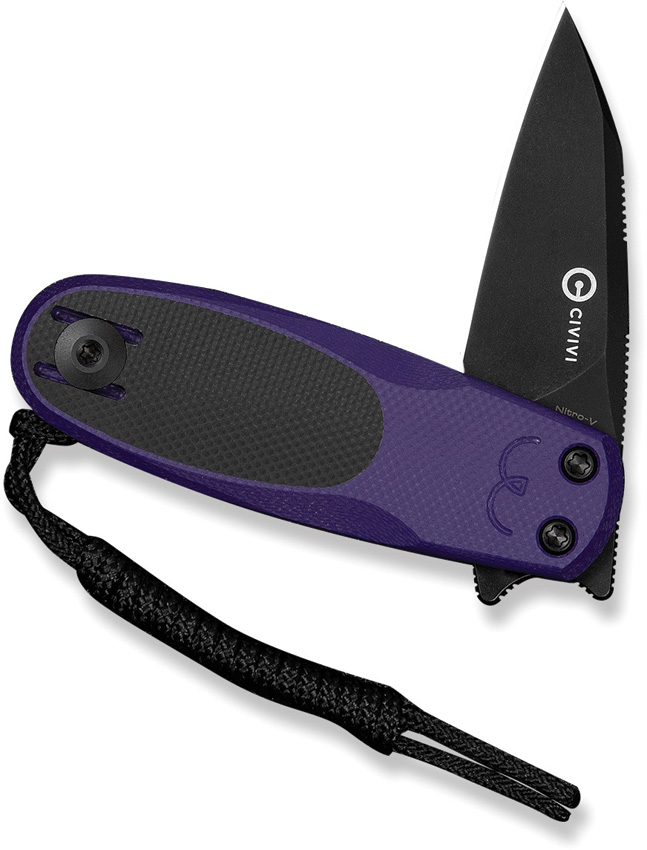 Civivi Purr Slip Joint Blk/Ppl (1.88") Civivi Purr Slip Joint Blk/Ppl (1.88")