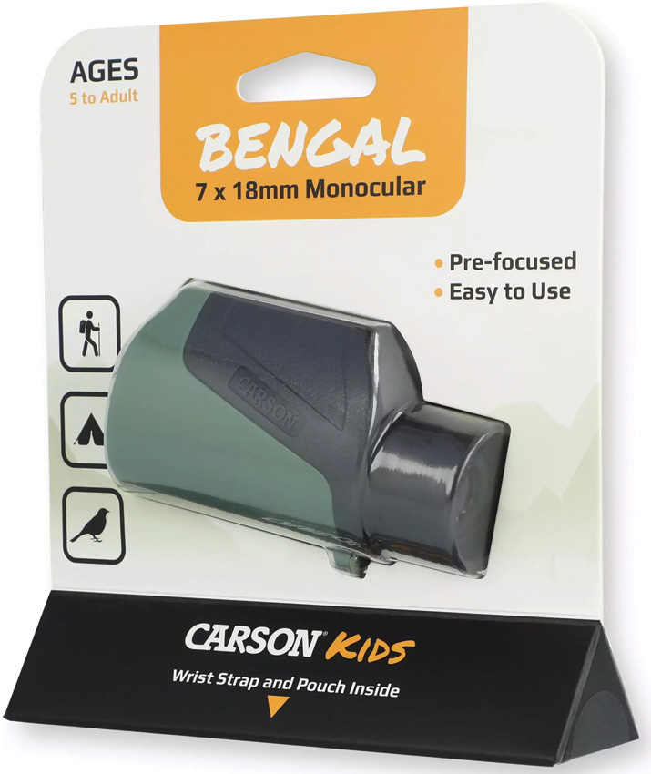 Carson Optics Bengal Kids Monocular 7x18 Carson Optics Bengal Kids Monocular 7x18