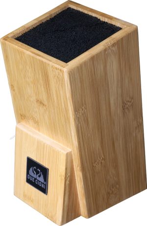 Due Cigni Bamboo Kitchen Knife Block