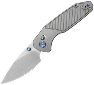 KB Knives Aero Crossbar Lock Gray Ti