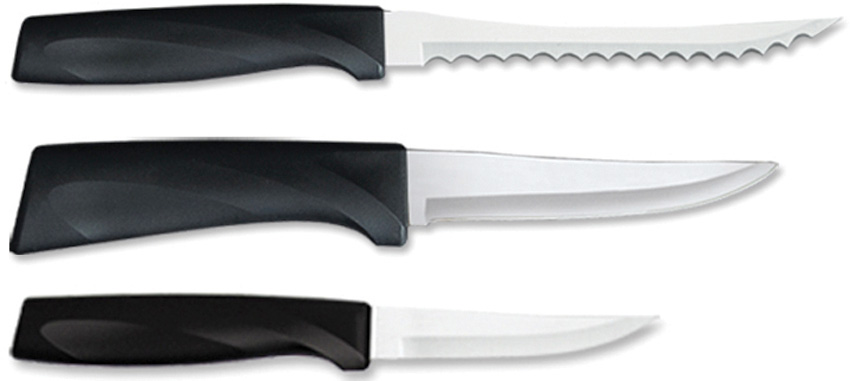Rada Cutlery Slice and Pare Set Black Rada Cutlery Slice and Pare Set Black