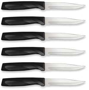 Rada Cutlery Anthem Serrated Steak Set Blk