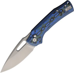 Dreamtech Button Linerlock Blue mic (3.25″)