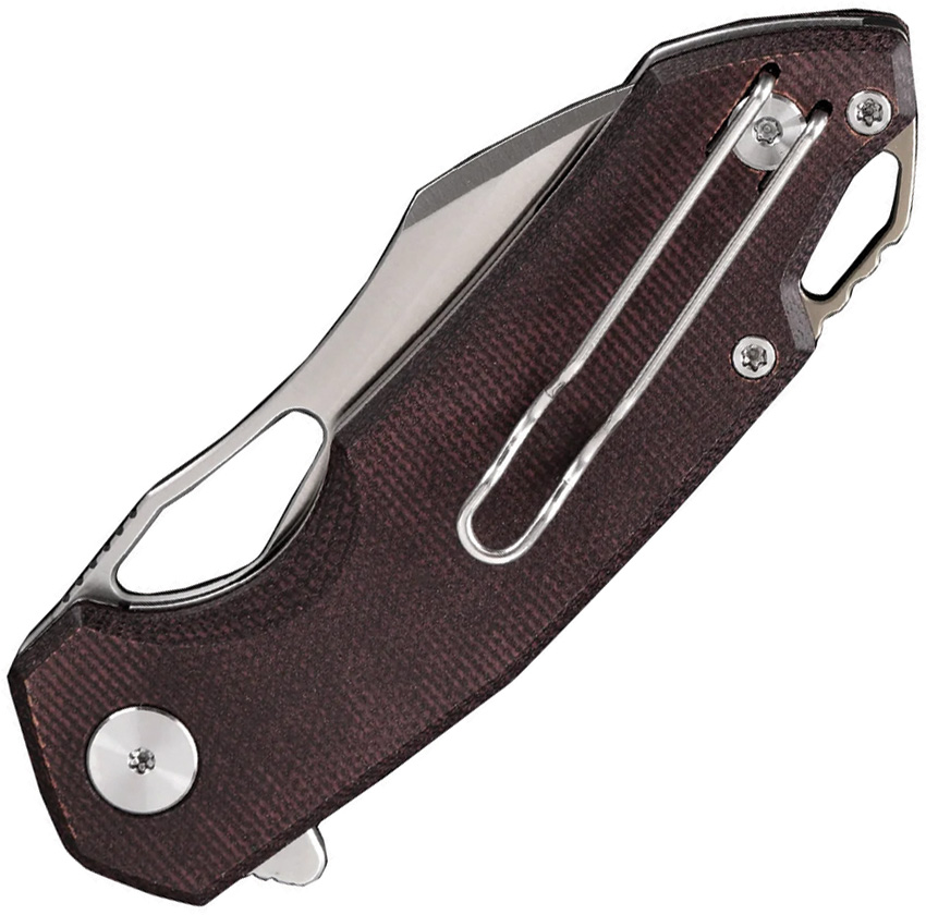 FerraMonster Glideman Linerlock Micarta Red (3") FerraMonster Glideman Linerlock Micarta Red (3")